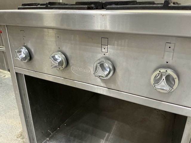 Rubbens gasfornuis met 4 bekkens en 2 kookplaten - afbeelding 9 van  12