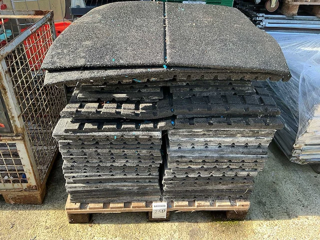 Rubber vloertegels (30x) - afbeelding 1 van  2