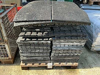 Rubber vloertegels (30x)