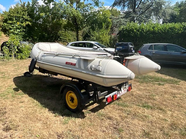 Rubberboot (rib) suzumar met trailer en buitenboordmotor inclusief toebehoren - afbeelding 23 van  42