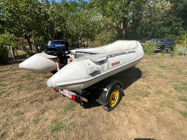 Rubberboot (rib) suzumar met trailer en buitenboordmotor inclusief toebehoren - afbeelding 38 van  42