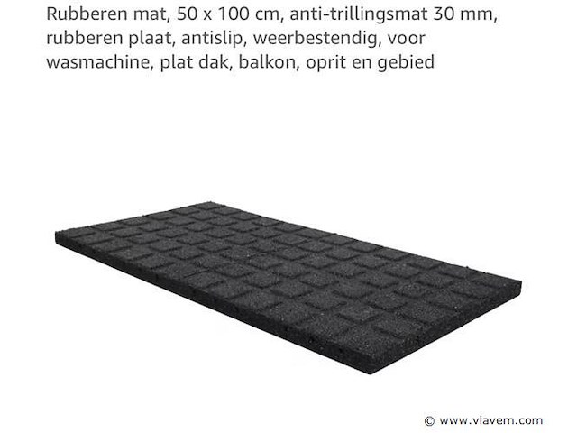 Rubberen mat - afbeelding 1 van  1