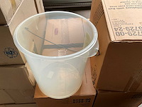 Rubbermaid 5729-24 emmer 20 liter met aanduiding kunststof transparant (36x) - afbeelding 2 van  3