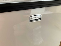 Rubbermaid brandveilige afvalbak 40 liter wit - afbeelding 7 van  8