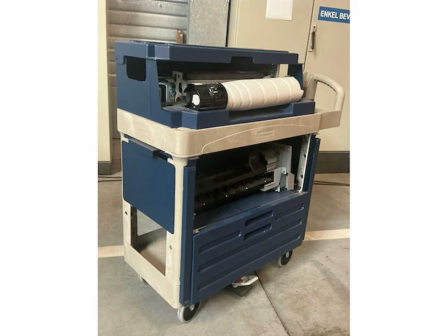 Rubbermaid ez-swap opberg-/wisselwagen - afbeelding 2 van  6