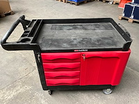 Rubbermaid trademaster gereedschapswagen +/- (lxbxh) 125 x 67 x 86cm