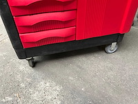Rubbermaid trademaster gereedschapswagen +/- (lxbxh) 125 x 67 x 86cm - afbeelding 7 van  8