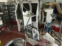 Rubes ks260 pneumatische handschuurmachine met stofzuiger