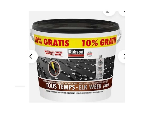 Rubson elk weer plus potten beschermde coating voor daken en goten (4x) - afbeelding 1 van  1