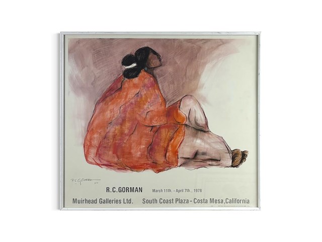 Rudolph carl gorman - gesigneerde affiche - afbeelding 1 van  1