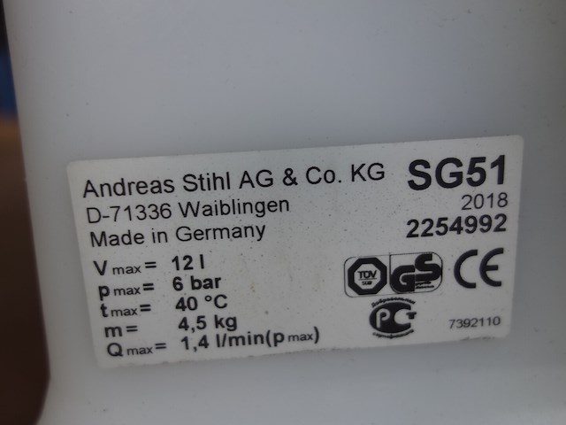 Rugsproeier stihl - afbeelding 4 van  4