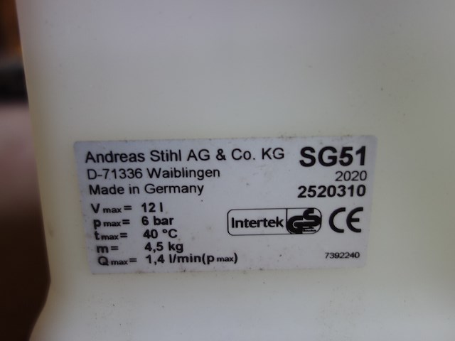 Rugsproeier stihl - afbeelding 4 van  4