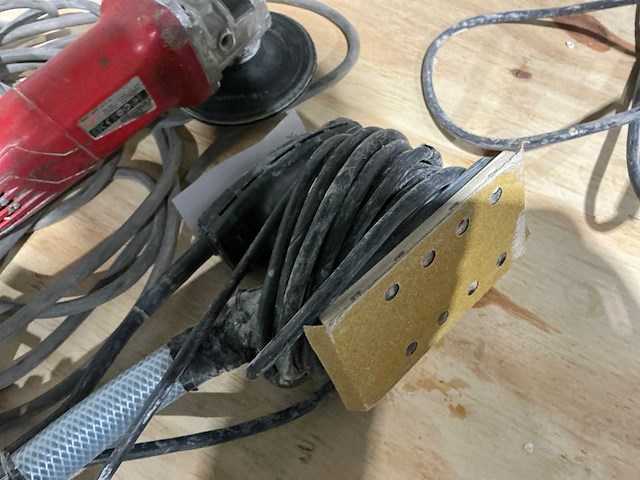 Rupes le71te vlakschuurmachine + milwaukee ag 10-125 slijpmachine - afbeelding 4 van  9