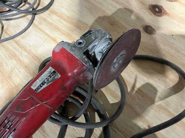 Rupes le71te vlakschuurmachine + milwaukee ag 10-125 slijpmachine - afbeelding 7 van  9