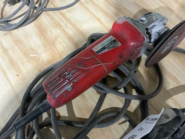 Rupes le71te vlakschuurmachine + milwaukee ag 10-125 slijpmachine - afbeelding 8 van  9