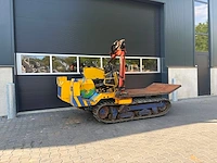 Rupsdumper yanmar diesel met palfinger kraan