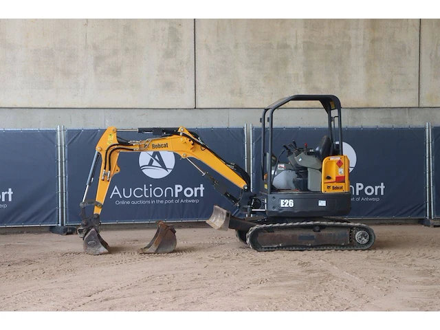 Rupsgraafmachine bobcat e26 diesel 15.3kw 2018 - afbeelding 1 van  1