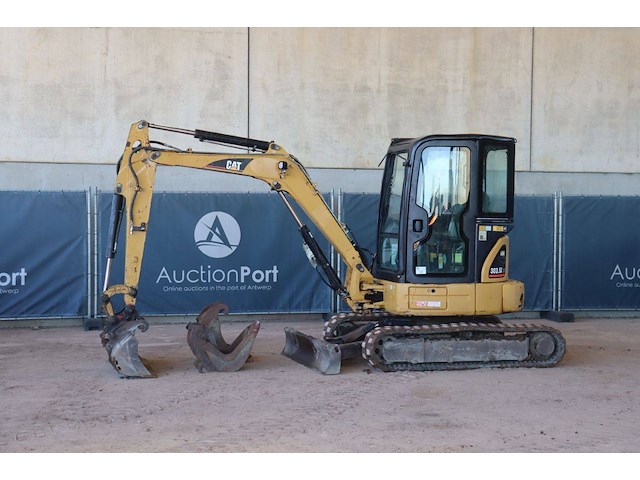 Rupsgraafmachine caterpillar 303.5c diesel 2012 - afbeelding 1 van  1