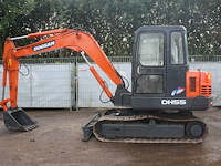Rupsgraafmachine doosan dh55-v diesel 39kw - afbeelding 1 van  1