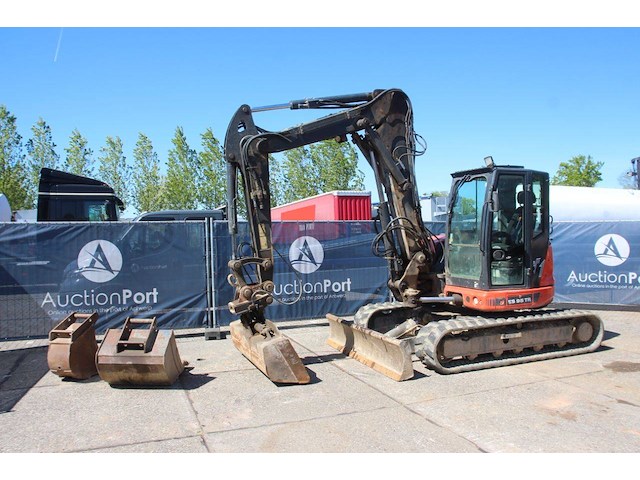 Rupsgraafmachine eurocomach es 95-tr4 diesel 53.7kw - afbeelding 1 van  1