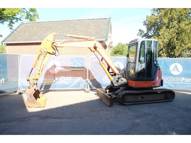 Rupsgraafmachine hitachi zaxis zx50u-2clr diesel 29.8kw 2008 - afbeelding 1 van  1