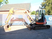 Rupsgraafmachine hitachi zaxis zx50u-2clr diesel 29.8kw 2008 - afbeelding 1 van  1