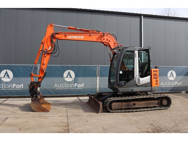 Rupsgraafmachine hitachi zaxis zx85us-3 diesel 2010 - afbeelding 1 van  1