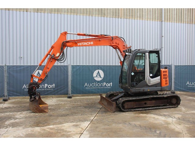 Rupsgraafmachine hitachi zx85us-3 diesel 39kw 2010 - afbeelding 1 van  1