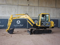 Rupsgraafmachine hyundai r55-7 diesel 2011 - afbeelding 1 van  1