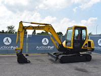 Rupsgraafmachine hyundai r55-7 diesel - afbeelding 1 van  1