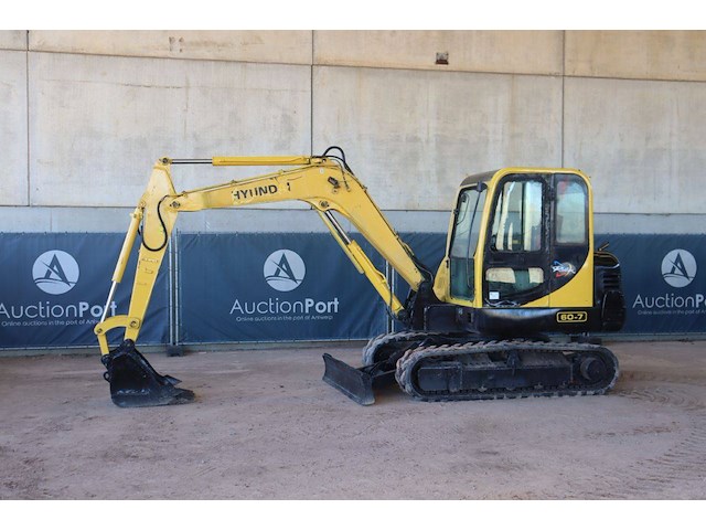 Rupsgraafmachine hyundai r60-7 diesel 2011 - afbeelding 1 van  1