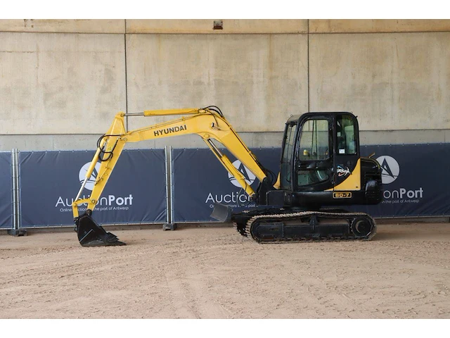 Rupsgraafmachine hyundai r60-7 diesel 40kw 2012 - afbeelding 1 van  1