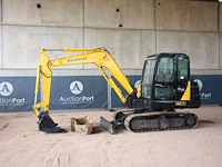 Rupsgraafmachine hyundai r60-7 diesel 53kw 2012 - afbeelding 1 van  1