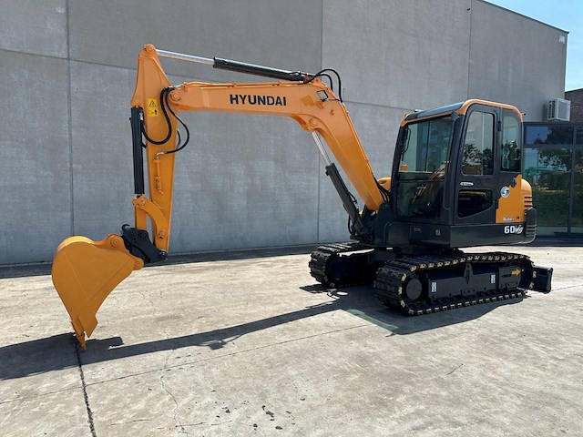 Rupsgraafmachine hyundai r60vs diesel 40.5kw 2019 - afbeelding 1 van  1
