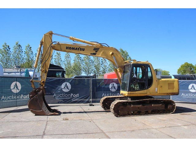 Rupsgraafmachine komatsu pc160-6x diesel 78kw 2000 - afbeelding 1 van  1