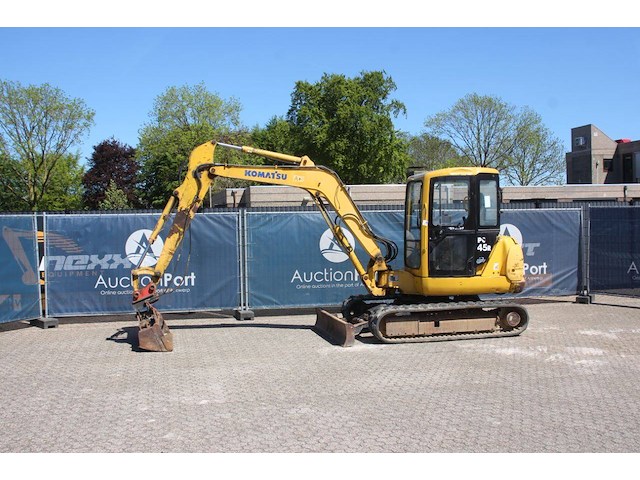 Rupsgraafmachine komatsu pc45r-8 diesel 28.3kw 2003 - afbeelding 1 van  1