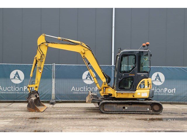 Rupsgraafmachine komatsu pc55mr-3 diesel 29.5kw 2014 - afbeelding 1 van  1