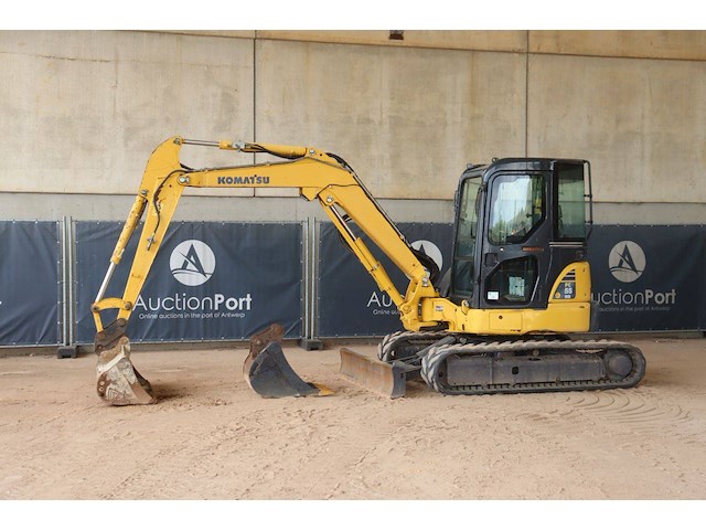 Rupsgraafmachine komatsu pc55mr diesel 29.5kw 2017 - afbeelding 1 van  1