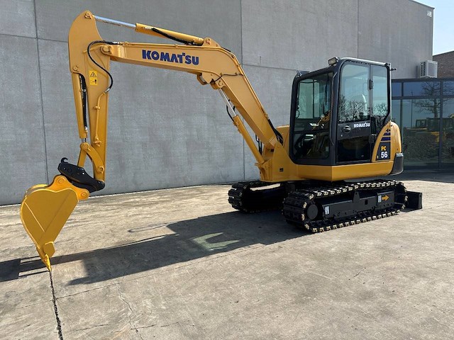 Rupsgraafmachine komatsu pc56-7 diesel 34.5kw 2017 - afbeelding 1 van  1
