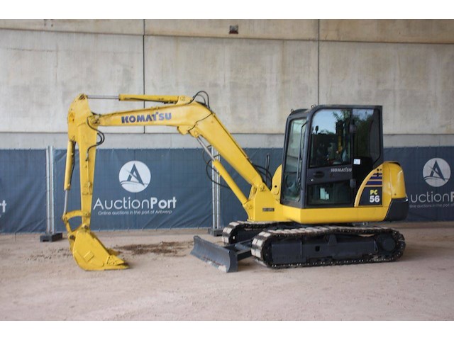 Rupsgraafmachine komatsu pc56-7 diesel 34.6kw 2018 - afbeelding 1 van  1
