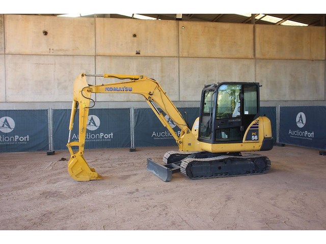 Rupsgraafmachine komatsu pc56-7 diesel 35kw 2014 - afbeelding 1 van  1