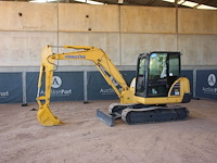 Rupsgraafmachine komatsu pc56-7 diesel 35kw 2014 - afbeelding 1 van  1