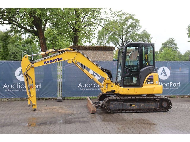 Rupsgraafmachine komatsu pc58mr-5e0 diesel 29.1kw 2022 - afbeelding 1 van  1