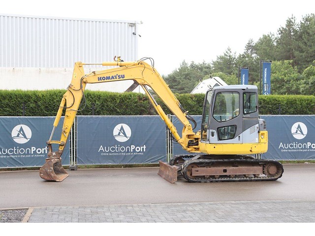 Rupsgraafmachine komatsu pc78mr-6 diesel 40.5kw 2005 - afbeelding 1 van  1