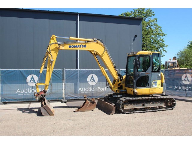 Rupsgraafmachine komatsu pc80mr diesel 2009 - afbeelding 1 van  1