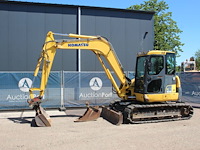 Rupsgraafmachine komatsu pc80mr diesel 2009 - afbeelding 1 van  1