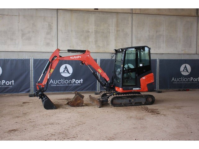 Rupsgraafmachine kubota kx030-4 diesel 17.7kw 2018 - afbeelding 1 van  1