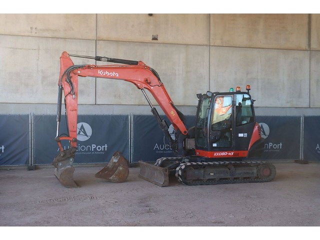 Rupsgraafmachine kubota kx080-4α diesel 2017 - afbeelding 1 van  1