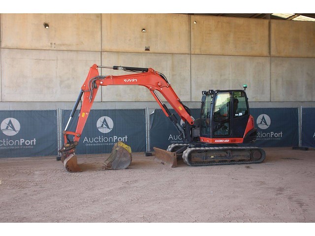 Rupsgraafmachine kubota kx080-4α2 diesel 46.5kw 2019 - afbeelding 1 van  1