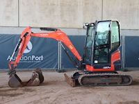 Rupsgraafmachine kubota u27-4 diesel 15.5kw 2016 - afbeelding 1 van  1